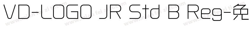 VD-LOGO JR Std B Reg字体转换